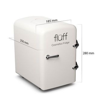 Fluff - Mini Geladeira Cosmética - Branco