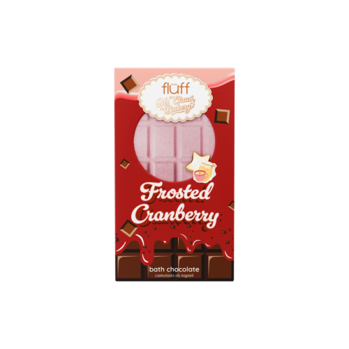 Fluff - *Ms Claus Bakery* - Bomba de banho Bath Chocolate - Frosted Cranberry