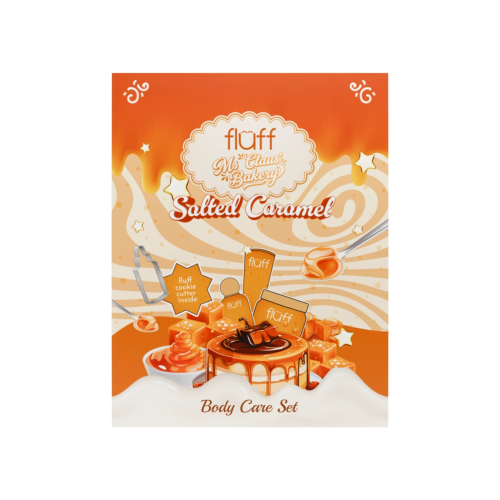Fluff - *Ms Claus Bakery* - Conjunto de cuidados corporais - Salted Caramel