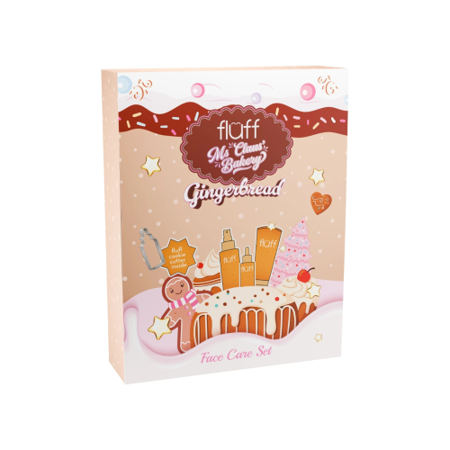 Fluff - *Ms Claus Bakery* - Conjunto de cuidados faciais - Gingerbread