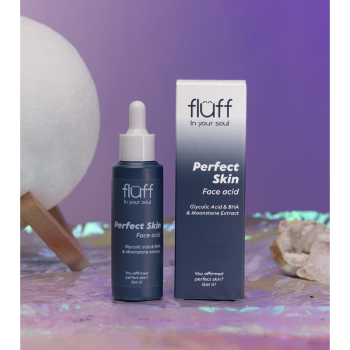Fluff - *In Your Soul* - Peeling facial suavizante com ácido glicólico e BHA Perfect Skin