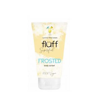 Fluff - *Superfood* - Sorvete hidratante corporal Frosted - Piña colada de verão
