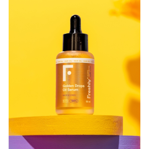 Freshly Cosmetics - Óleo capilar Golden Drops Oil Serum