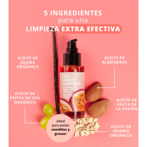 Freshly Cosmetics - Removedor de maquiagem em óleo à prova d'água Silky Passion