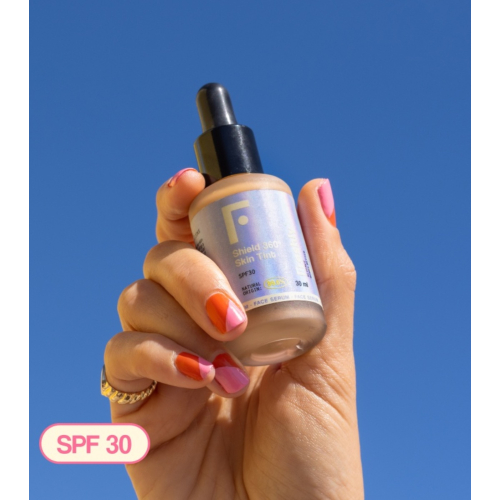 Freshly Cosmetics - Sérum colorido Shield 360 Skin Tint SPF30 - Médio