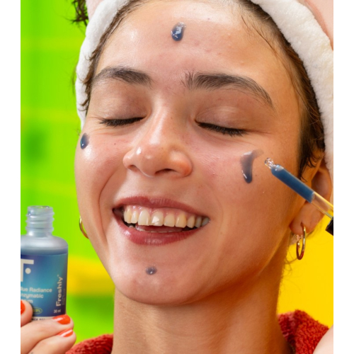 Freshly Cosmetics - Sérum Esfoliante com Ácido Mandélico Blue Radiance AHA Treatment