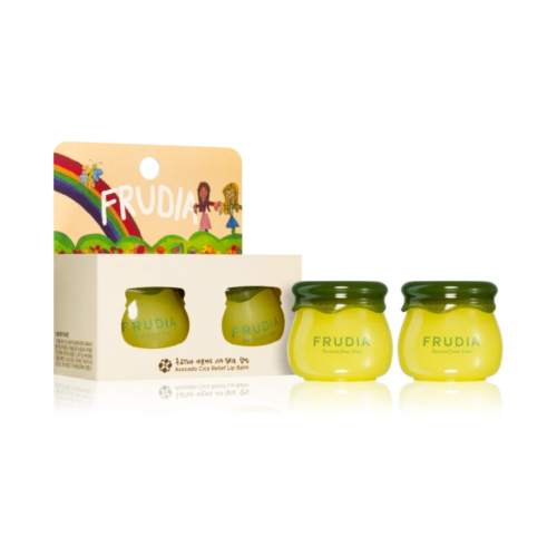 Frudia - Pacote de protetor labial Avocado Cica Relief