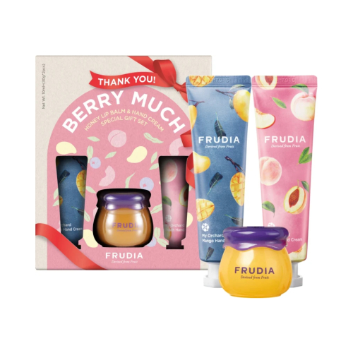 Frudia - Conjunto Creme para Mãos + Bálsamo Labial Thank You Berry Much