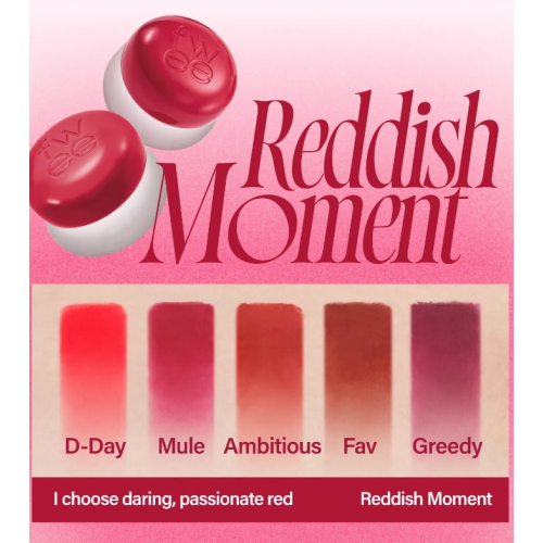 Fwee - Bálsamo labial e para bochechas com cor Pudding Pot - RD05: Greedy