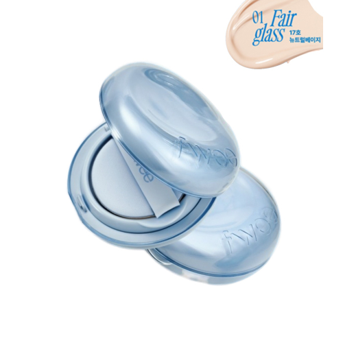 Fwee - Base de maquiagem Cushion - 01: Fair Glass