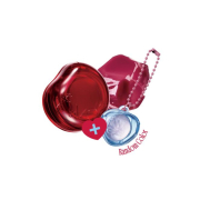 Fwee - *Keyring* - Bálsamo colorido para lábios e bochechas com chaveiro Jelly Pot - JR03: Cherry Ppo