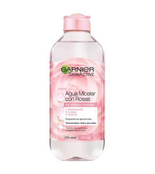 Garnier - *Skin Active* - Água Micelar com Rosas 400ml