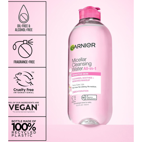 Garnier - Água Micelar tudo em um 400ml - Todo o tipo de peles