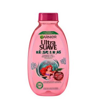 Garnier - Shampoo 2 em 1 Ultra Suave para Crianças - Cereja e Amêndoa Doce