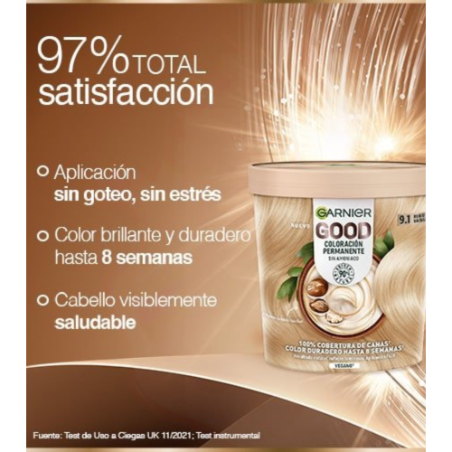 Garnier - Coloração permanente sem amônia Bom - 9.1: Vanilla Blonde