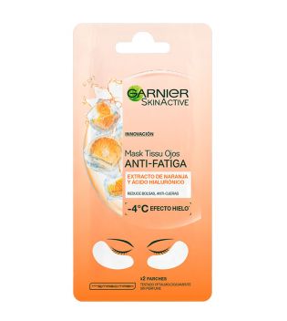 Garnier - máscara de tecido para olhos - antifadiga