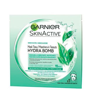 Garnier - Tecido de máscara Hydra Bomb - Óleo / misturado a pele