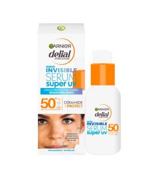Garnier - Sérum Facial Protetor Delial Invisible Super UV SPF50+ Ceramida Protect
