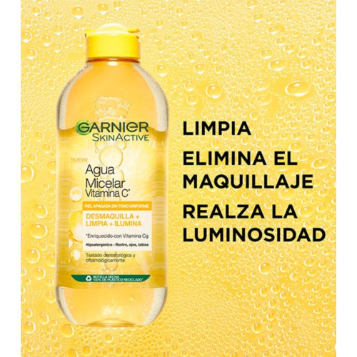 Garnier - *Skin Active*-  Água Micelar Vitamina C - 400ml