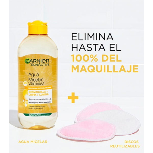 Garnier - *Skin Active*-  Água Micelar Vitamina C - 400ml