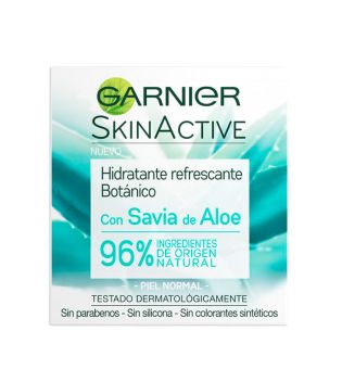 Garnier - *Skin Active* - Creme hidratante refrescante botânico com Gel de Aloe Vera - Peles normais