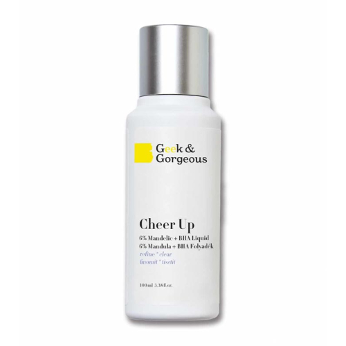 Geek & Gorgeous - 6% Ácido Mandélico + Esfoliação Facial BHA Cheer Up - Pele Mista 100ml