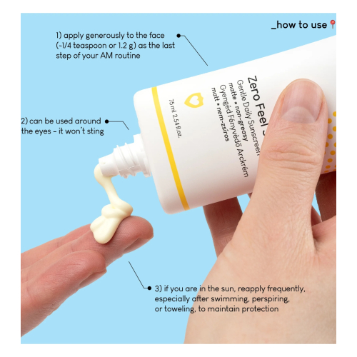 Geek & Gorgeous - Protetor solar facial Zero Peel SPF 50