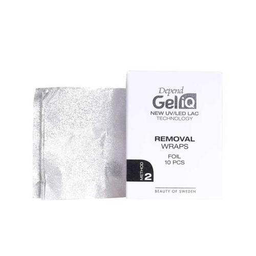 Depend - Bandas removedoras de esmalte Gel iQ Removal Wraps Folie Method 2