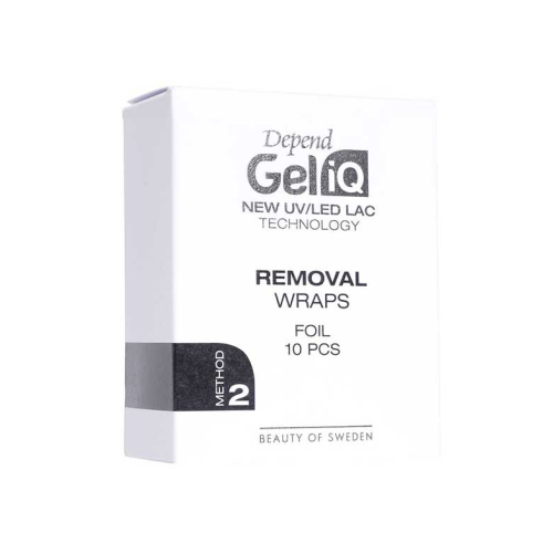 Depend - Bandas removedoras de esmalte Gel iQ Removal Wraps Folie Method 2