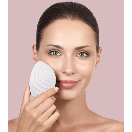 GESKE - Sonic Escova massageadora e de limpeza facial 5 em 1 - Ouro Rosa Branco