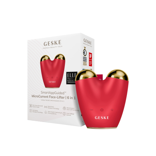 GESKE - *I love myself* - Massageador Microcurrent Face-Lifter 6 In 1 - Red