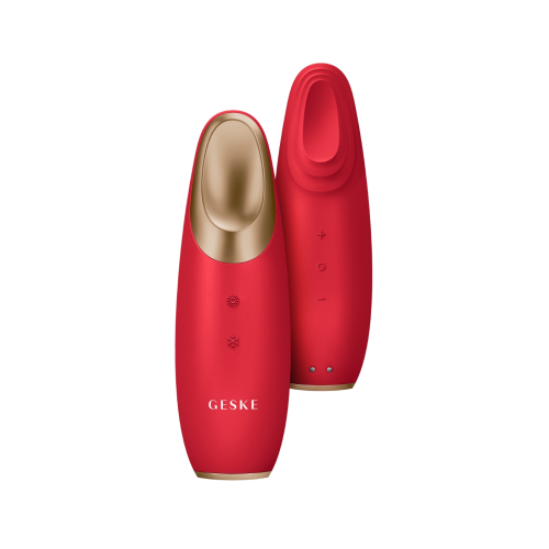 GESKE - *I love myself* - Massageador para Contorno dos Olhos Warm & Cool Energizer 6 em 1 - Red