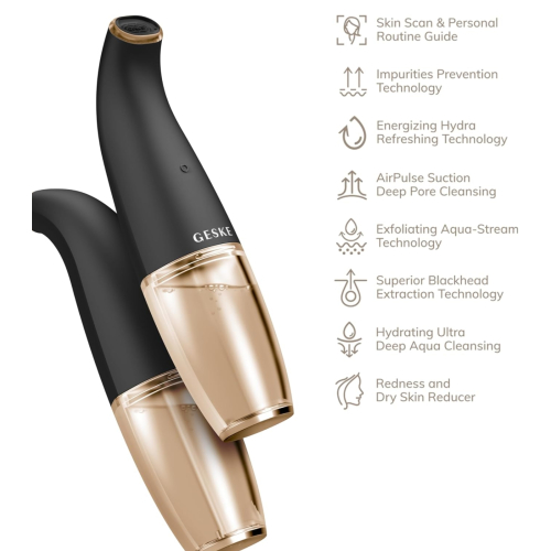 GESKE - Limpador Aqua-Stream Face Cleanser 8 in 1 - Black Gold