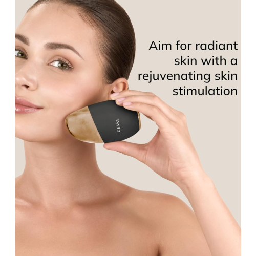 GESKE - Massageador 7 em 1 para olhos e rosto Cool & Warm - Black Gold