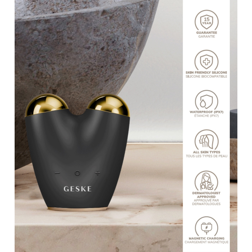 GESKE - Massageador Microcurrent Face-Lifter 6 In 1 - Black Gold