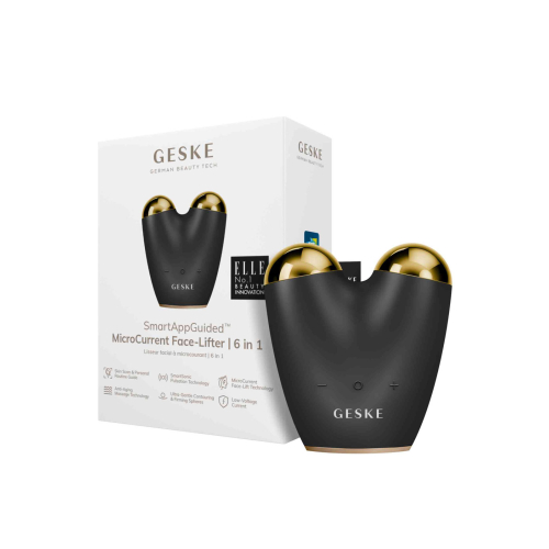 GESKE - Massageador Microcurrent Face-Lifter 6 In 1 - Black Gold
