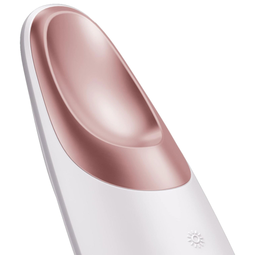 GESKE - Massageador de contorno de olhos Warm & Cool Energizer  6 em 1 - White Rose Gold
