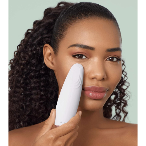 GESKE - Massageador de contorno de olhos Warm & Cool Energizer  6 em 1 - White Rose Gold