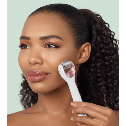 GESKE - Rolo facial de microagulhas 9 em 1 - White Rose Gold