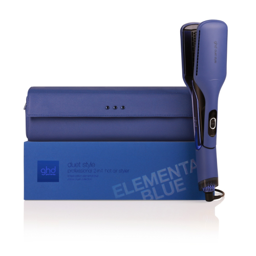ghd - *Colour Crush* - Alisador de cabelo 2 em 1 Duet Style - Azul índigo