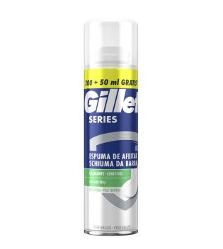 Gillette - *Series* - Espuma de Barbear Calmante - Aloe Vera