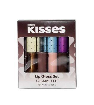 Glamlite - *Hershey's Kisses* - Conjunto de brilho labial