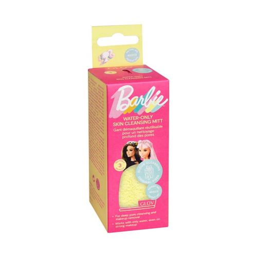 GLOV - *Barbie* - Luva desmaquilhante Only Cleansing Mitt -  Baby Banana