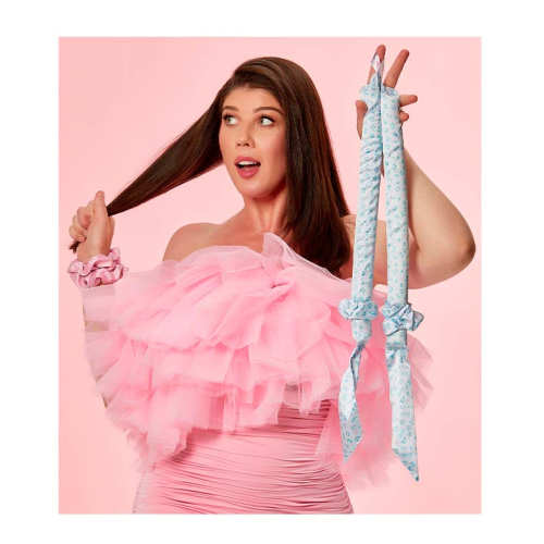 GLOV - *Barbie* - Conjunto para enrolar cabelos sem calor Cool Curl - Blue Panther