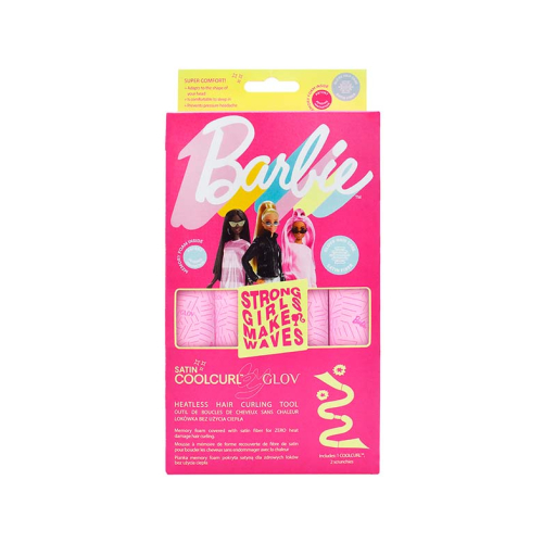 GLOV - *Barbie* - Conjunto para enrolar cabelos sem calor Cool Curl - Pink Panther