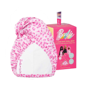 GLOV - *Barbie* - Toalha turbante de cetim e tecido - Pink Panther