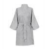 GLOV - Robe Terry Ultra Absorvente Kimono Style - Cinza