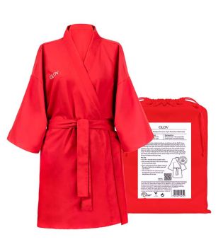 GLOV - Robe Terry Ultra Absorvente Kimono Style - Vermelho