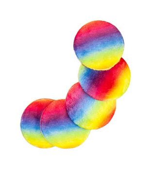 GLOV - Almofadas desmaquilhantes reutilizáveis Rainbow