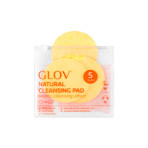 GLOV - Almofadas de celulose reutilizáveis Natural Cleansing Pad - 5-Pack